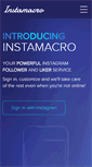 Mobile Screenshot of instamacro.com